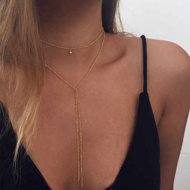 FAMSHIN-2017-New-Delicate-women-necklace-Y-Lariat-necklace-Dainty-Gold-beaded-chain-Choker-necklace.jpg_640x640
